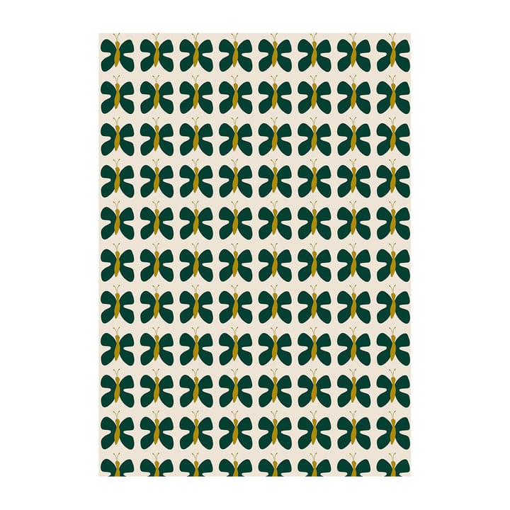 Fjäril Mini Stoff - Grün-gelb - Arvidssons Textil
