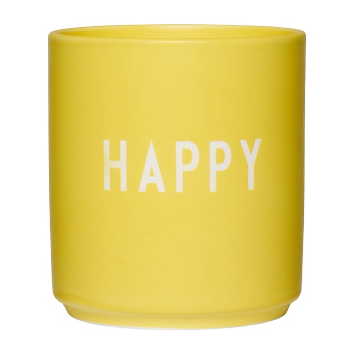 Design Letters Lieblingsbecher 25cl - Happy-yellow - Design Letters
