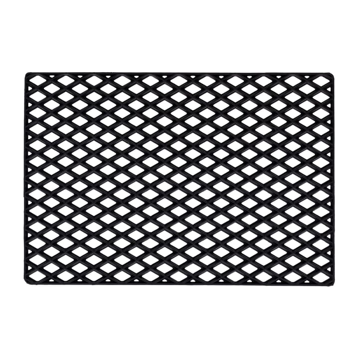 Black grid Fußabstreifer - 60 x 90cm - Dixie