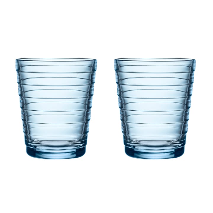 Aino Aalto Wasserglas 22cl im 2er Pack - Aqua - Iittala