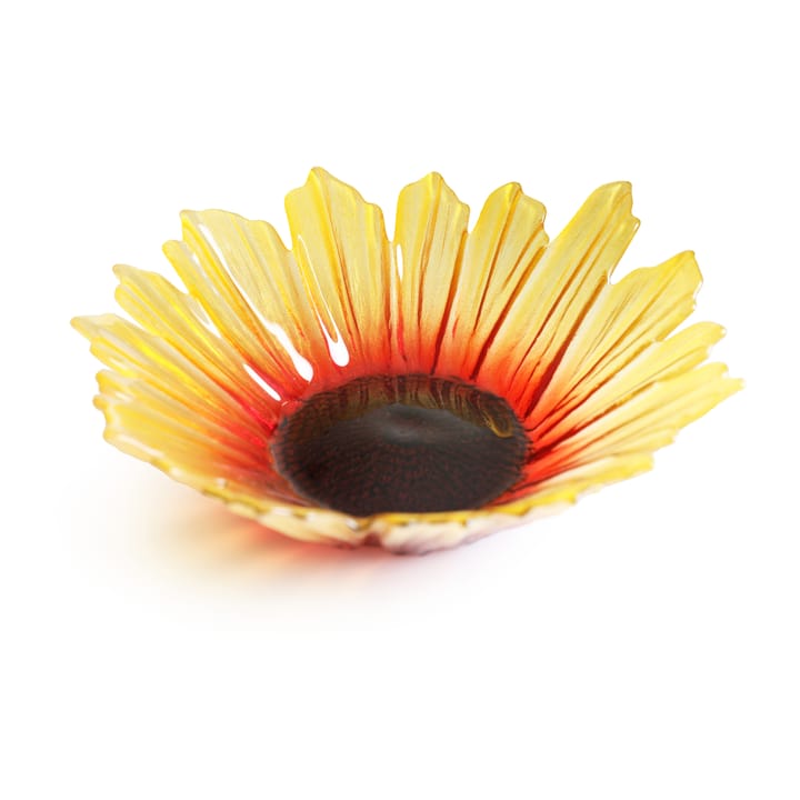 Sonnenblumen Glasschale gelb - Klein �Ø17cm - Målerås Glasbruk