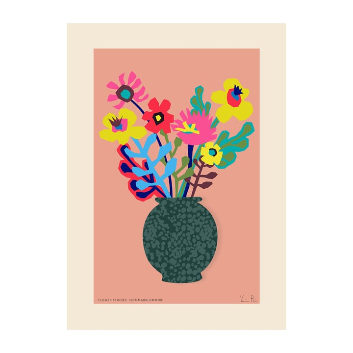 Flower Studies 02 (Sommar) Poster - 50 x 70cm - Paper Collective
