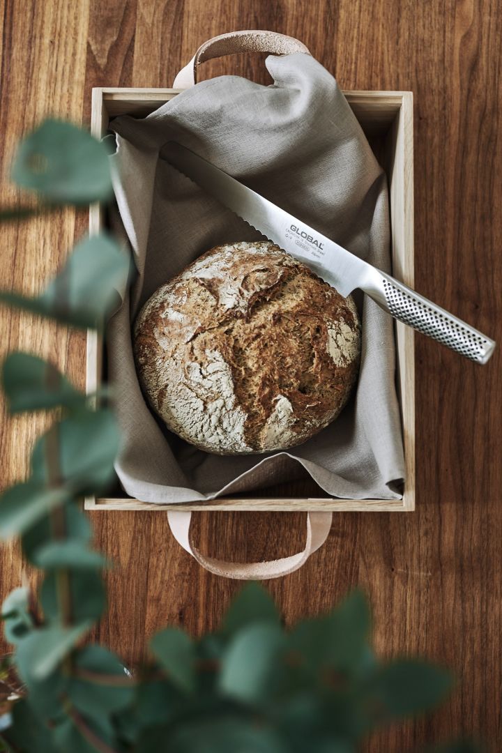 Norr Brot box von Skagerak, Clean Geschirrtuch von Scandi Living