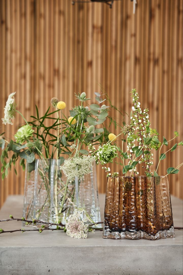 Trendige und stilvolle Gry Vase in der Farbe Shell von Cooee Design.