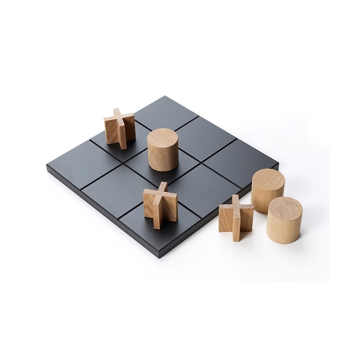 Play Spiel - Schwarz- Spielsteine ​​aus weiß geölter Eiche - A2