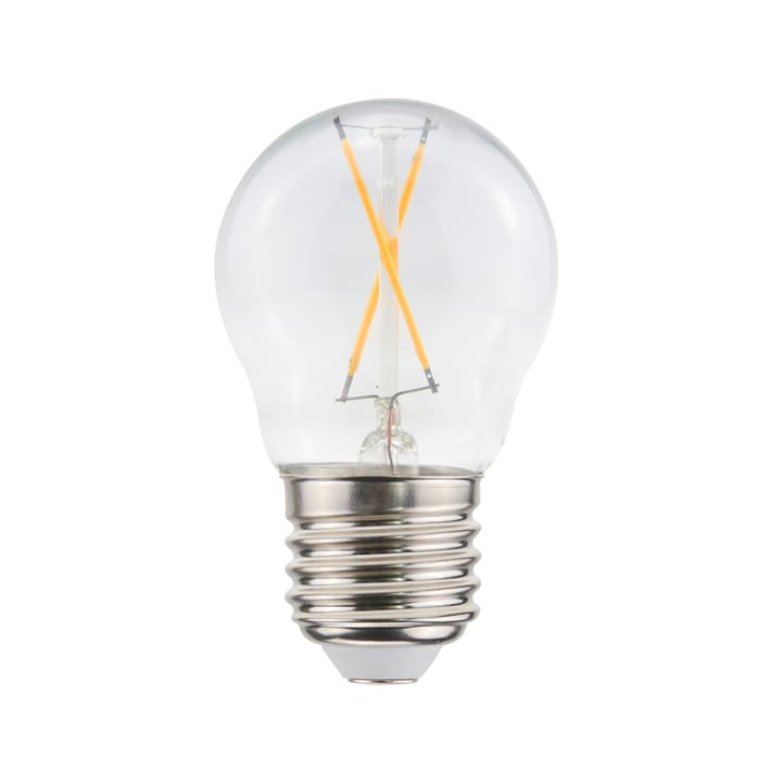 Airam Filament LED-ball Glühbirne - Klar, nicht dimmbar, 2-flammig e27, 1w - Airam