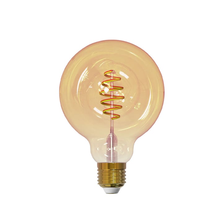 Airam Smarta Hem Filament LED-glob Glühbirne - Amber, 95mm, spiral e27, 6w - Airam