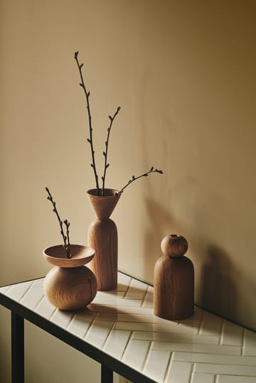 Shape ball Vase - Eiche - Applicata