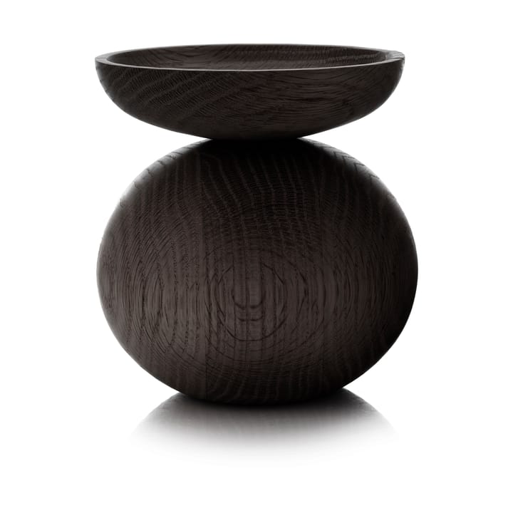 Shape bowl Vase - Schwarz gebeizte Eiche - Applicata