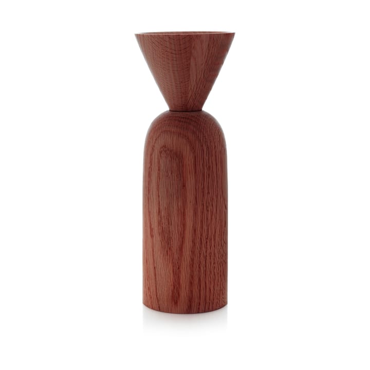Shape cone Vase - Geräucherte Eiche - Applicata