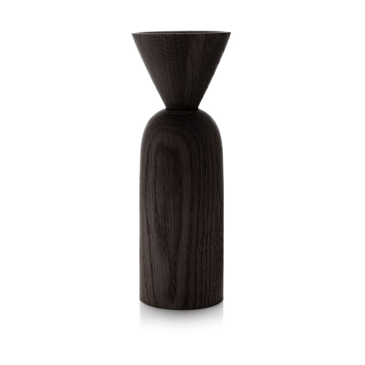 Shape cone Vase - Schwarz gebeizte Eiche - Applicata