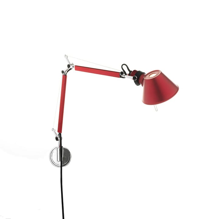 Tolomeo Micro Wandleuchte - Anodized red - Artemide