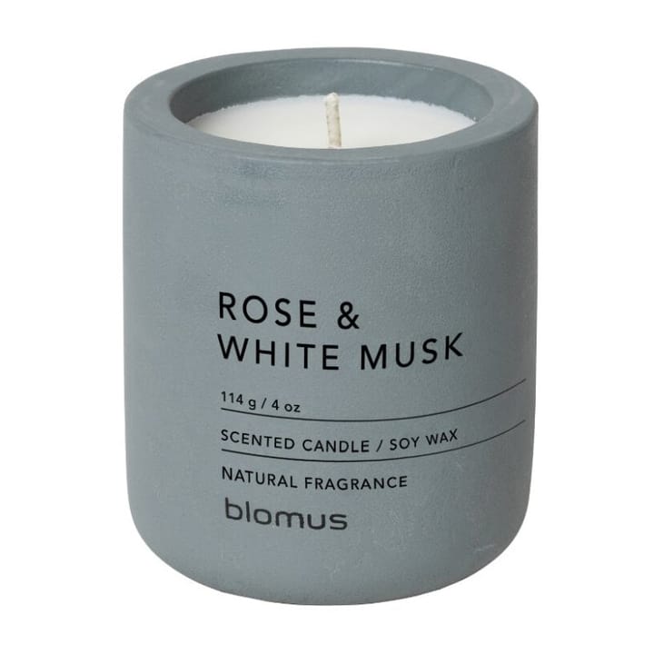 Fraga Duftkerze 24 Stunden - Rose & White Musk-Flintstone - blomus