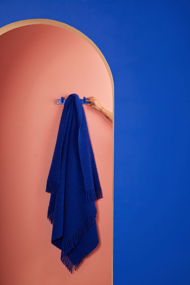 Franca Decke 130x170 cm - Blau - Byon