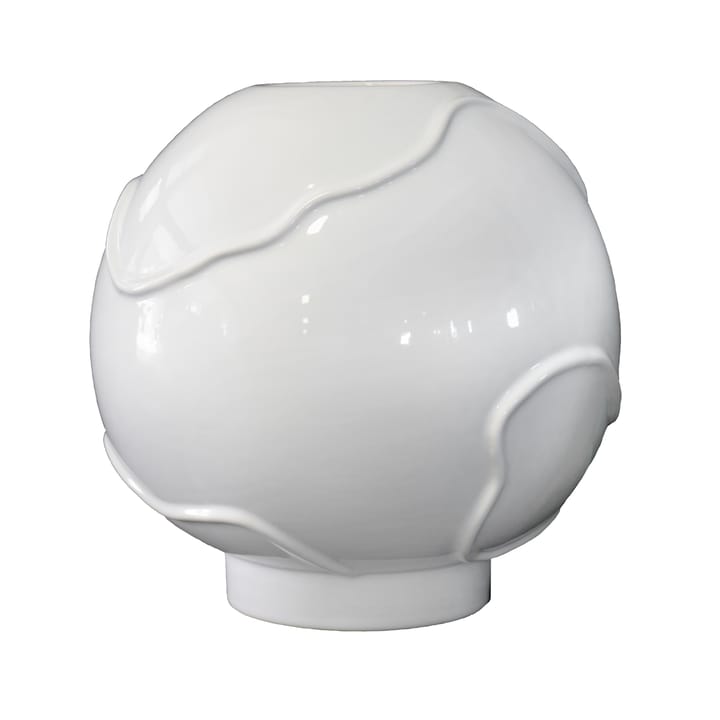 Form Vase Ø25cm - Shiny white - DBKD