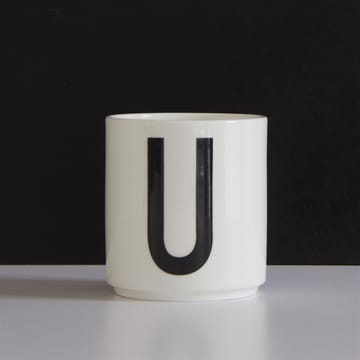 Design Letters Becher weiß - U - Design Letters