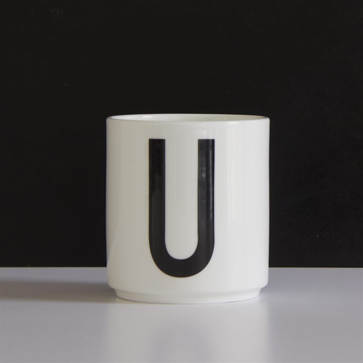 Design Letters Becher weiß - U - Design Letters