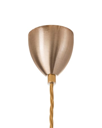 Rowan Pendelleuchte L Ø 28cm - Klarglas/gold - EBB & FLOW