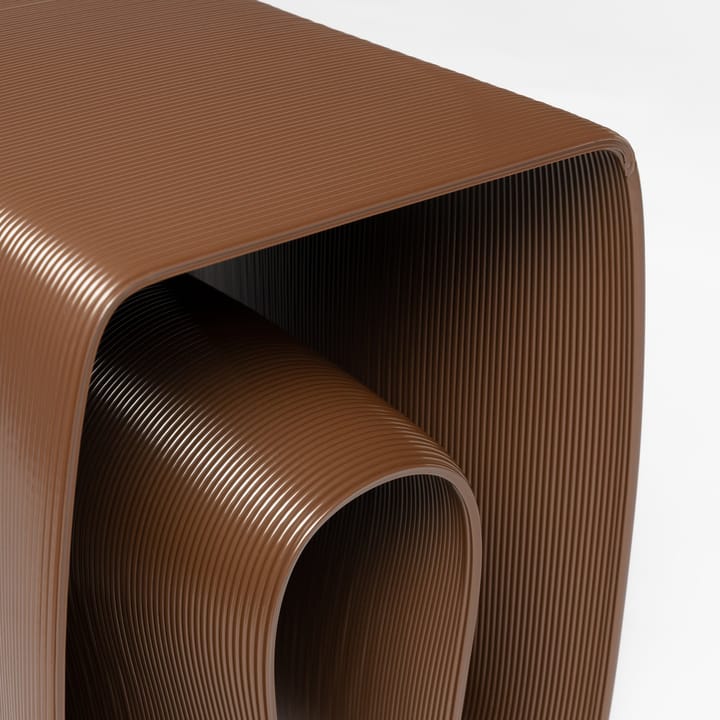 Eel Beistelltisch 38x40 cm - Chocolate - Ekbacken Studios