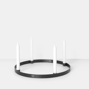 Circle schwarz Messing Kerzenhalter - Groß - ferm LIVING