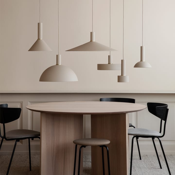 Collect Pendelleuchte - Cashmere, low, record shade - ferm LIVING