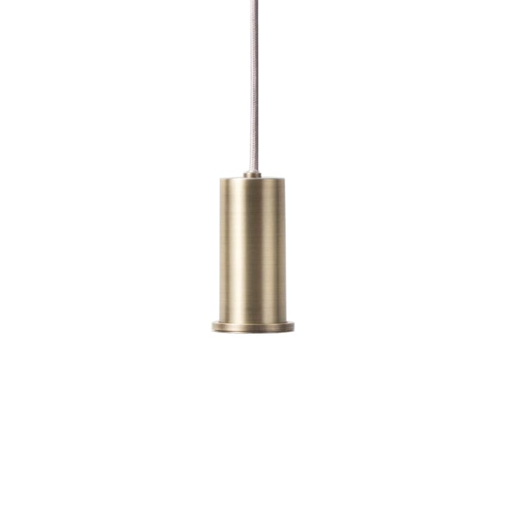 Collect Pendelleuchte klein - Messing - Kabel in Silber-Look - ferm LIVING