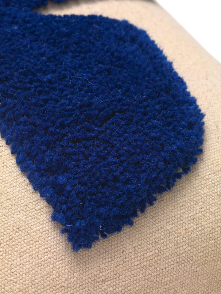 Lay rechteckiges Kissen 40 x 60cm - Sand / Bright Blue - ferm LIVING