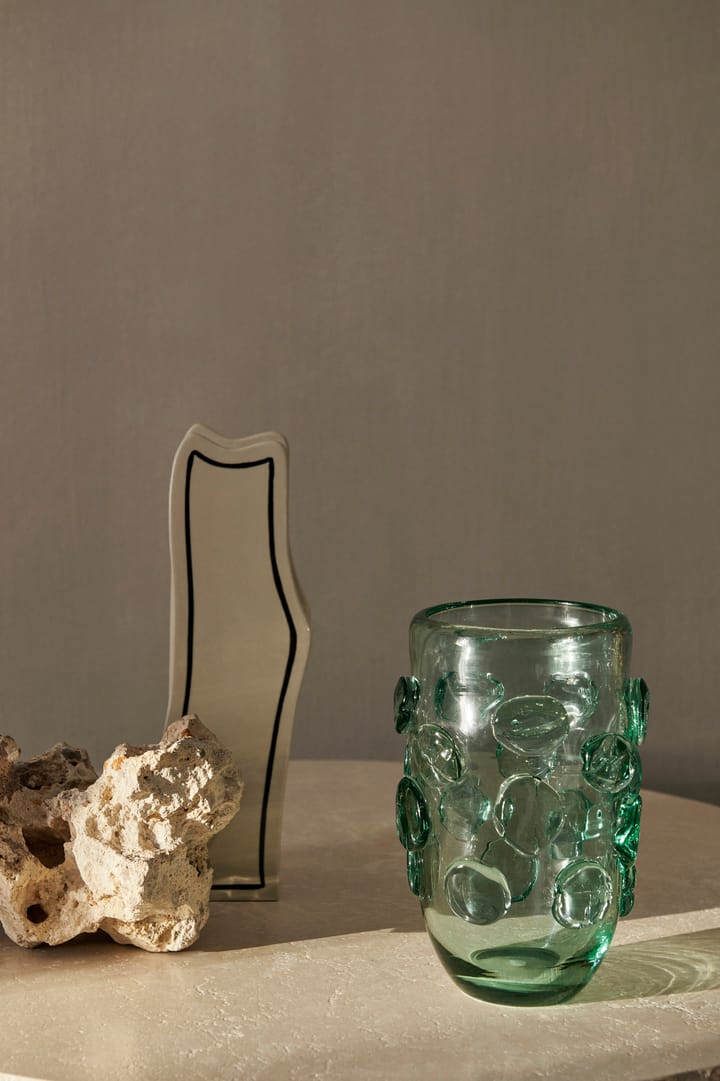 Lump Vase Ø17 x 25cm - Recycled clear - ferm LIVING