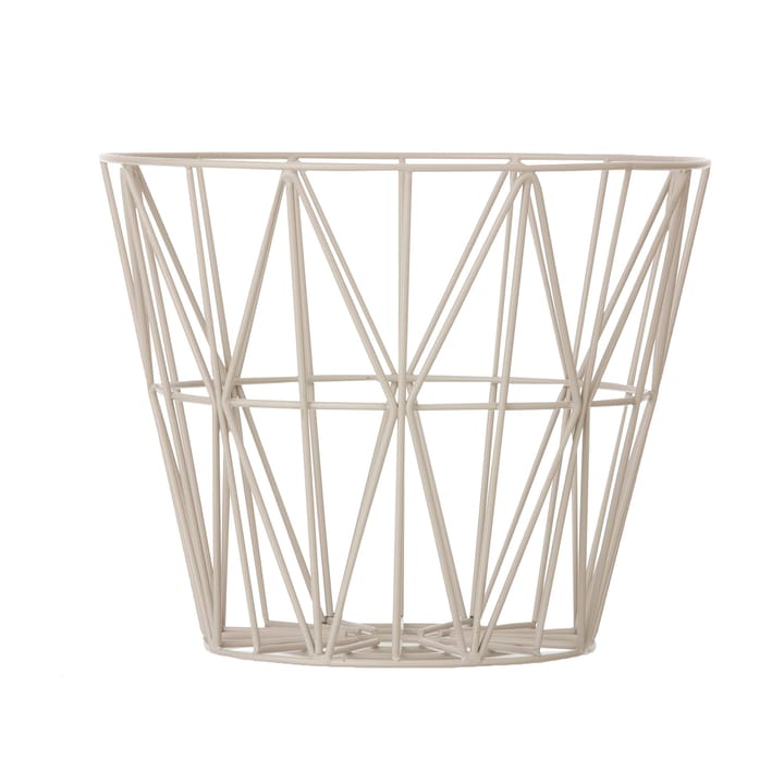 Wire Basket Korb grau - Klein 40 x 35cm - ferm LIVING