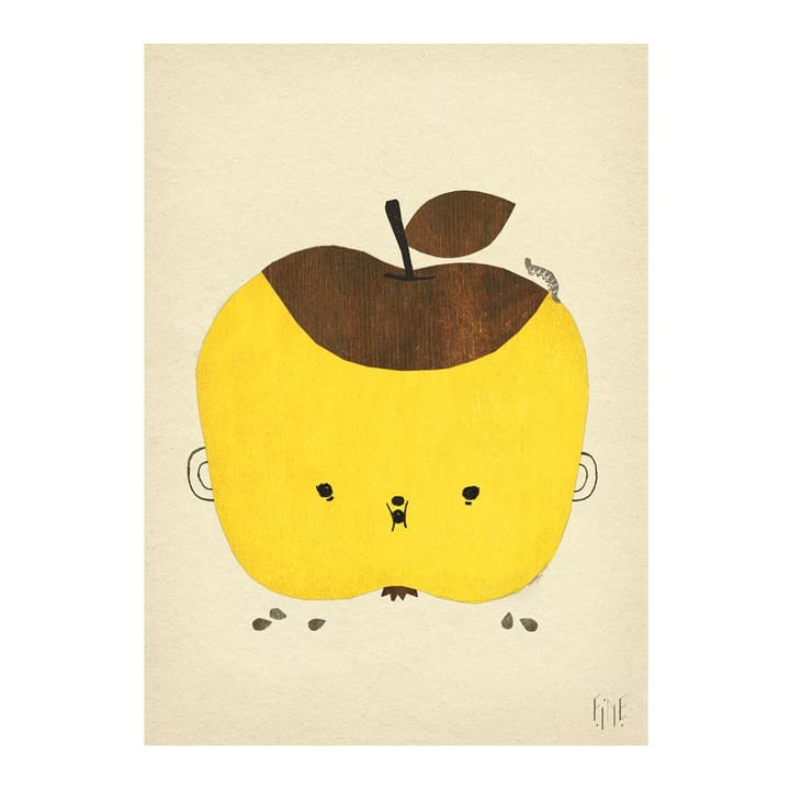 Apple Papple Poster - 50 x 70cm - Fine Little Day