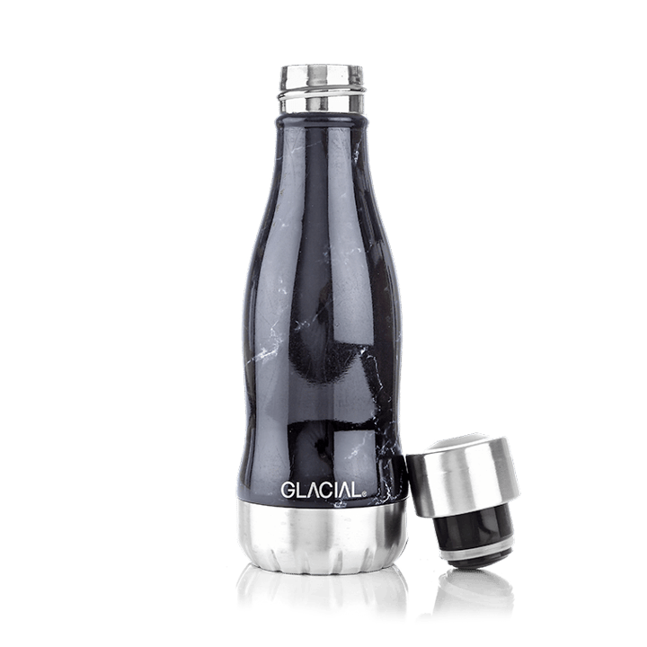Glacial Wasserflasche 280 ml - Black marble - Glacial
