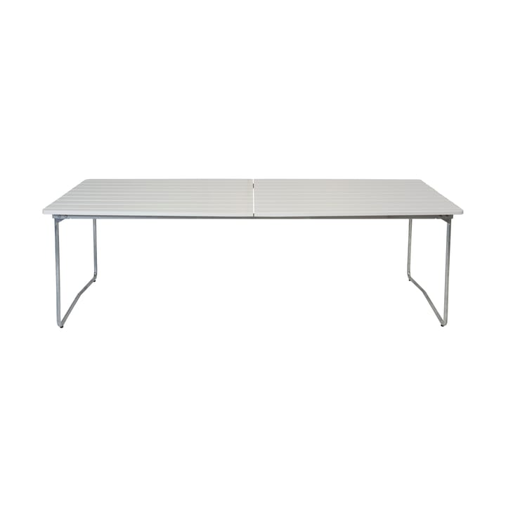 Table B31 Esstisch 230 cm - Eiche weiß lackiert - Beine verzinkt - Grythyttan Stålmöbler