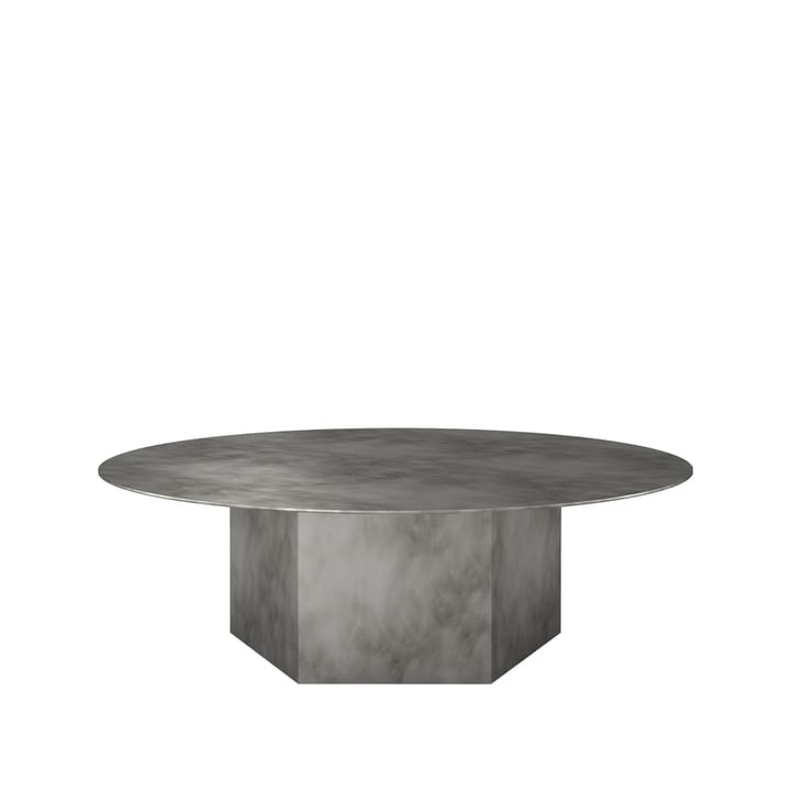 Epic Steel Beistelltisch - Misty grey, ø110cm - GUBI