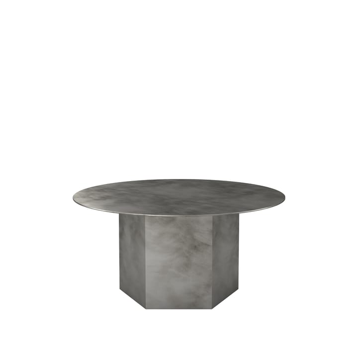Epic Steel Beistelltisch - Misty grey, ø80cm - GUBI