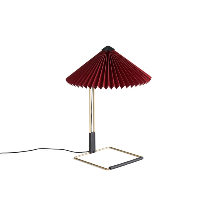 Matin table Tischleuchte Ø30cm - Oxide red shade - HAY