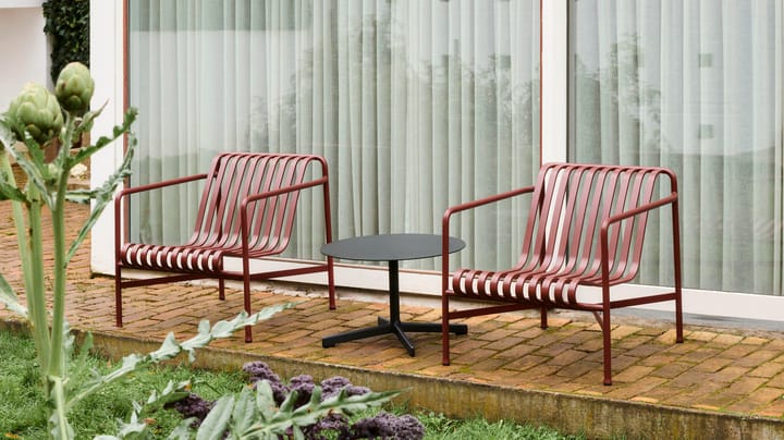 Palissade Low Lounge-Sessel - Iron red - HAY