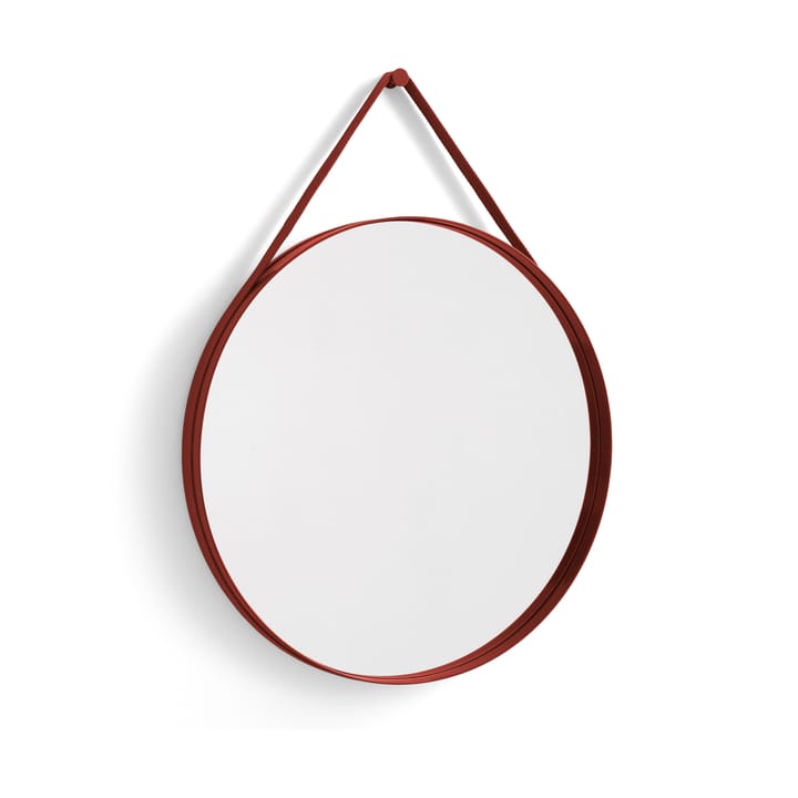 Strap Mirror Spiegel Ø70cm - Red - HAY
