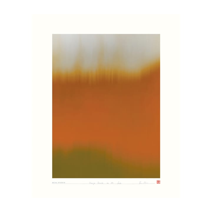 Orange Sunrise Poster 40 x 50 cm - No. 02 - Hein Studio