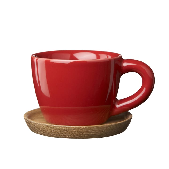 Höganäs Espressotasse - Apfelrot glänzend - Höganäs Keramik