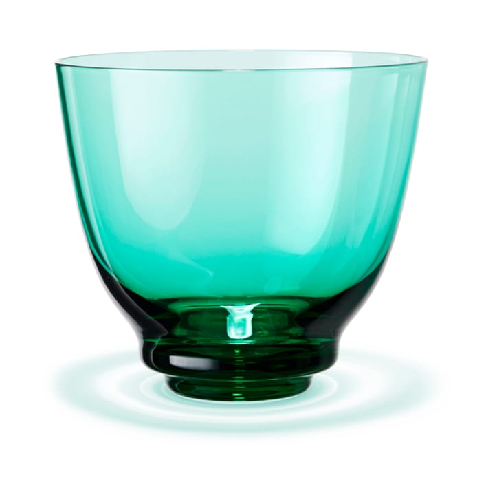 Flow Wasserglas 35cl - Emerald green - Holmegaard