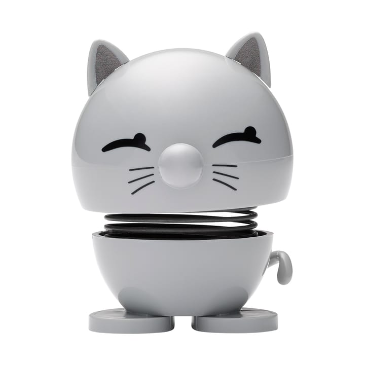 Hoptimist Cat Figur 7,3cm - Light grey - Hoptimist