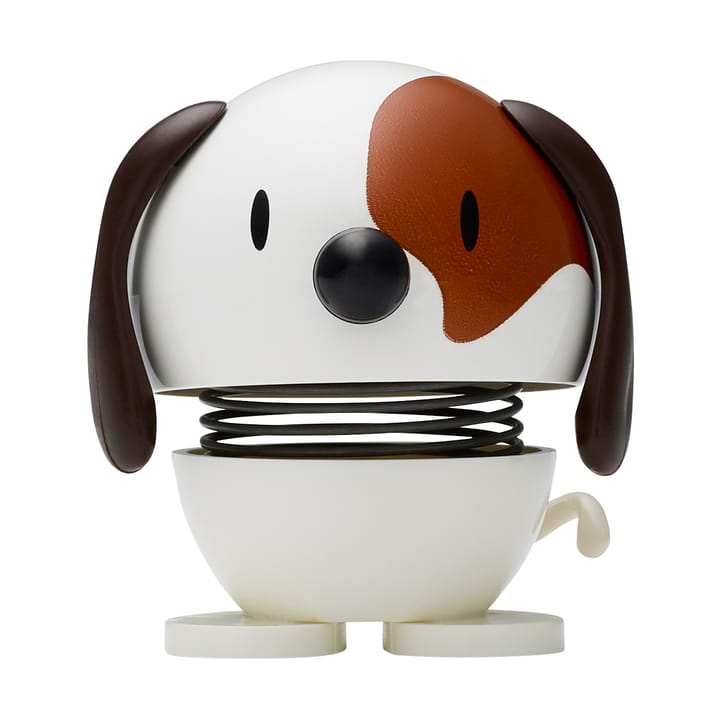 Hoptimist Dog Figur 6,9cm - White - Hoptimist