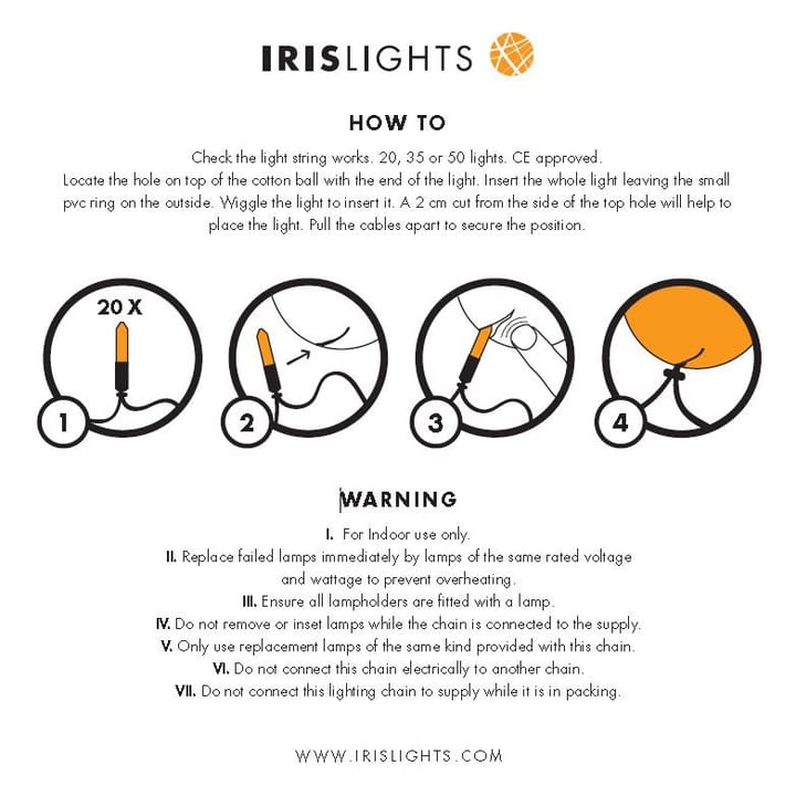 Irislights Spring - 20 Kugeln - Irislights