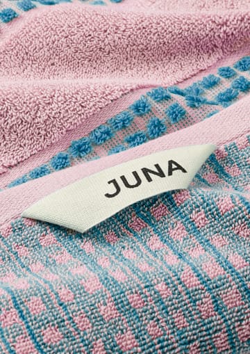 Check Handtuch 50x100 cm - Soft Pink-Blau - Juna