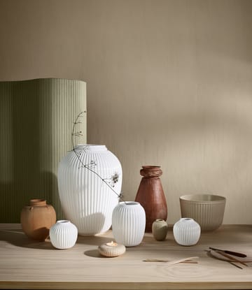 Hammershøi Vase groß - Weiß - Kähler