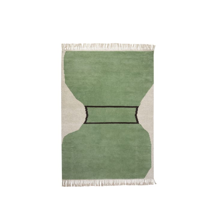 Silhouette flossa Teppich - Dusty green, 170 x 240cm - Kateha