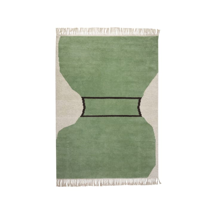 Silhouette flossa Teppich - Dusty green, 200 x 300cm - Kateha