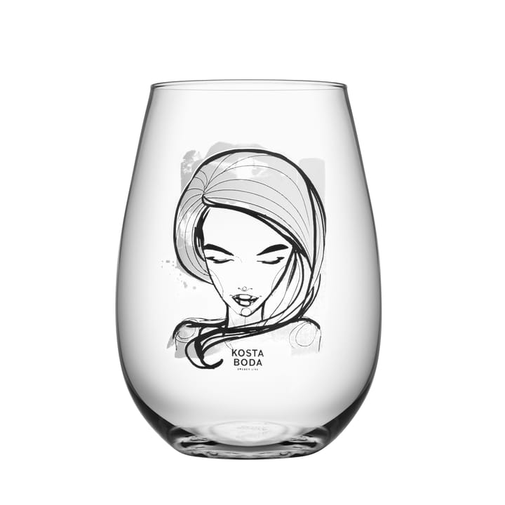 All about you Glas 57 cl 2er Pack - Need you (weiß) - Kosta Boda