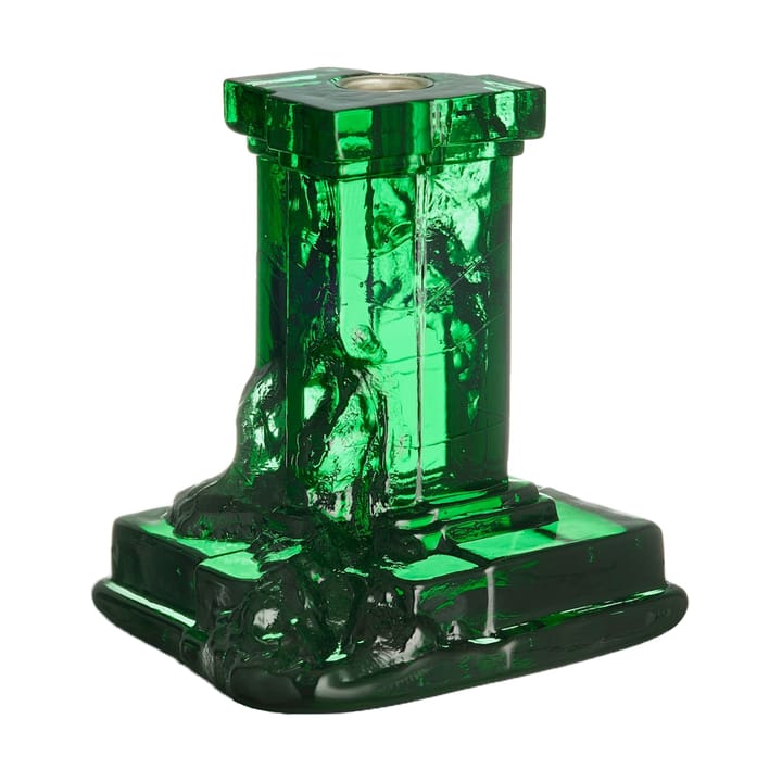 Rocky Baroque Kerzenhalter 150mm - Smaragdgrün - Kosta Boda