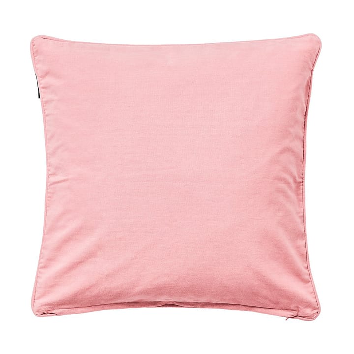 Logo Organic Cotton Canvas Kissenbezug 50x50 cm - Pink - Lexington
